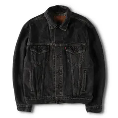 古着 90年代 リーバイス Levi's 70503-02 ユーロモデル 先染め ブラック デニムジャケット Gジャン メンズL相当 ヴィンテージ/evb010100