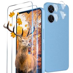 【人気商品】【2+2枚セット 指紋認証対応】 用 ZTE Libero 5G IV ガラスフィルム 2枚 Libero 5G IV A302ZT フィルム + 2枚 カメラ保護フィルムセッ 【 日本旭硝子製 9H強度 】 対応 リベロ 5G IV 強化ガラス 