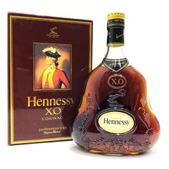 Hennessy X.O. ヘネシー1L 未開封AL40%10年保管 内袋入り - メルカリ