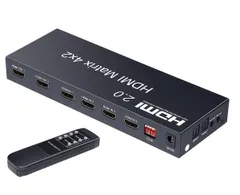 2024年最新】hdmi セレクター 4入力2出力 音声分離の人気