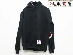 シュプリーム チャンピオン Supreme×Champion コラボ Hooded Sweatshirt パーカー ブラック サイズM メンズ 【中古】 アパレル