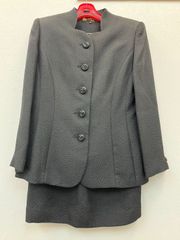 HARDY AMIES ハーディエイミス 9号 ブラックカジュアル セットアップ スーツ