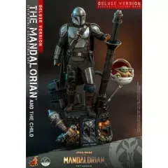 【中古】フィギュア マンダロリアン＆ザ・チャイルド(2体セット) 「マンダロリアン」 クオーター・スケールシリーズ 1/4 アクションフィギュア トイサピエンス限定