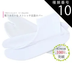 種類10:[10]-/２９−３０ 送料無料 足袋カバー 子供から大人まで ストレッチ足袋 白足袋 11〜30cm対応