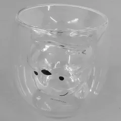 【中古】グラス プーさん グラス 耐熱ガラス ダブルウォール Pooh’s Breakfast 「くまのプーさん」 ディズニーストア限定