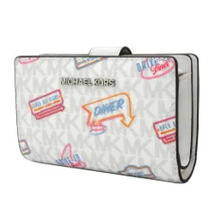 【新品】マイケルコース 財布 二つ折り財布 MICHAEL KORS JET SET TRAVEL MKシグネチャー ミディアム ウォレット 35T5STVF6V アウトレット レディース 送料無料
