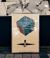 【中古】【非売品】【稀少】童夢　レコード予約特典　ポスター　大友克洋　KATSUHIRO OTOMO　アキラ　AKIRA