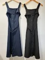 ベルト付きトレンチデザインジャンパースカート