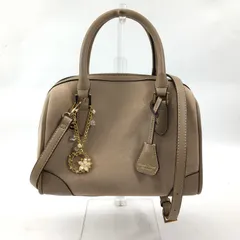 Samantha Thavasa Petit Choice サマンサタバサプチチョイス ハンドバッグ シンプルスモール ボストンバッグ ショルダーバッグ ベージュ スエード  25c菊DOのサムネイル