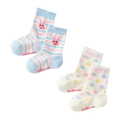 【在庫限り】女の子 男の子 キッズ ソックスパック ホットビスケッツ] 子供服 [ミキハウス BISCUITS] 74-9634-494 HOT [MIKIHOUSE