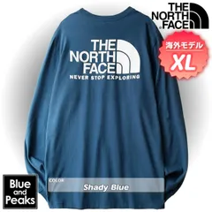 THE NORTH FACE 長袖Tシャツ ThrowbackTee, カラー；ShadyBlue, サイズ；XL