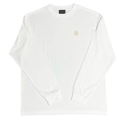 ★新品★ Ultimate Star オリジナル刺繡入り長袖クルーネックTシャツ ホワイト S～XLサイズ