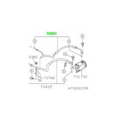 ★ スバル 純正 新品 TT1 TT2 TV1 TV2 TW1 TW2 サンバー スーパーチャージャー 高圧 エアコンホース