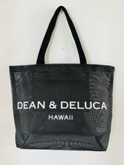 DEAN & DELUCA ハワイ メッシュトート BLACK Lサイズ ディーン&デルーカ HAWAII MESH TOTE ハワイ限定 直営品 新品未使用