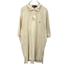 Polo Ralph Lauren 半袖 ポロシャツ 2XL ベージュ ポロラルフローレン ビッグサイズ 古着卸 アメリカ仕入 a707-5137