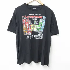 XL/古着 半袖 Tシャツ メンズ スターウォーズ STAR WARS ダースベイダー 大きいサイズ コットン クルーネック 黒 ブラック 25jun19 中古