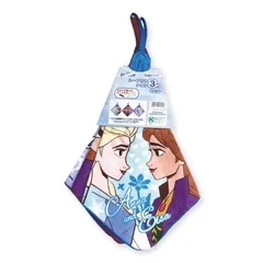 【新品】ループ付きタオル 3枚組 ループタオル アナと雪の女王 エルサ アナ ディズニー キャラクター 制菌加工 ハンドタオル ループタオル 28×28cm 綿100% 幼稚園 保育園 入園 通園 プレゼント メール便