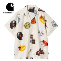カーハート CARHARTT I034574 S/S JAKOB ROCHESTER S/S ジェイコブロチェスターシャツ 半袖 カーハートWIP carhartt メンズ 半袖シャツ おしゃれ サマーシャツ キャンプカラー tencel コットン 夏服 スト