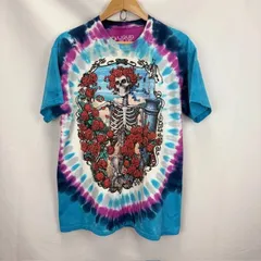LIQUID BLUE 2001 GDP GRATEFUL DEAD 30周年　プリント　タイダイ T シャツ サイズⅬ　06121608　861