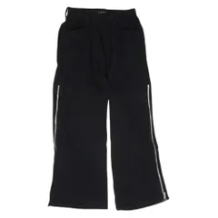 NO ID. ノーアイディ 25SS BLACK ブラック 456006-941P サイドZIP サイドフレア PT ワイド スウェットパンツ ブラック系 1【中古】のサムネイル