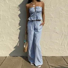 shirring bare top set up