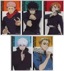 【中古】キャラカード 全5種セット 「呪術廻戦 第2期 渋谷事変 -CLIMAX-×animatecafe 出張版 トレーディング アクリルカード」