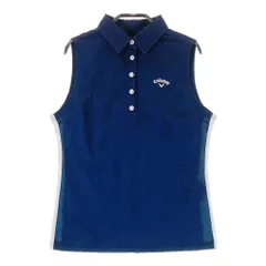 サイズ：M CALLAWAY キャロウェイ  ノースリーブ ポロシャツ 花柄 ネイビー系 [240101388328]# ゴルフウェア レディース ストスト