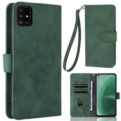 【在庫セール】エメラルド ダークグリーン 落ち着いた色 つや消し カードケース 手帳ケース マグネット カード入れ 窓口式 ストラップ付き ストラップホール付き スタンド 合成レザー 滑り止め 【AIPITORR】 SC54Aケース 手帳型ケース case A