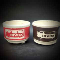 《2色セット》 Sサイズ Highway Star -ハイウェイスター- 【HS-S2_1407】 IIIVIIX イーヴィックス 陶器鉢 植木鉢 観葉植物 多肉植物 アガベ 塊根植物 グラキリス 亀甲竜 エケベリア ハオルチア