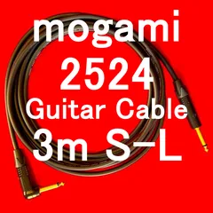 mogami 2524 Guitar Cable with Neutrik Gold Plated Plug SL 3m
