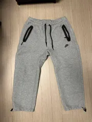 S レベル ナイキ テック ジョガー パンツ (紐調整) XL グレー 黒