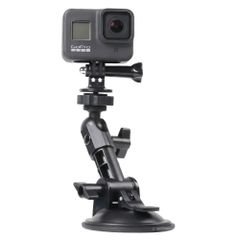SUREWO 吸盤カメラカーマウント 三脚アダプター付き GoPro Hero 12 11 10 9 8 7 6 5用 スマートフォン対応 