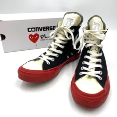 CONVERSE PLAY COMME des GARCONS プレイ　コムデギャルソン　チャクテイラー　シューズ　スニーカー　25cm