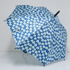 本日限定セール★タグ付新品未使用　アナスイ　長傘　パゴダ傘　ブルー系 未使用】アナスイ 雨傘 長傘 パゴダ傘 幾何学柄 バタフライ