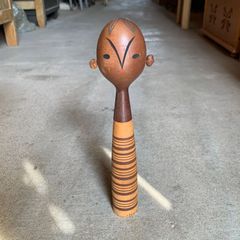志藤尚山作 創作こけし 49cm 伝統工芸品 日本人形 アンティーク - メルカリ