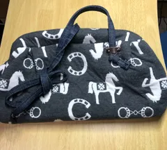 馬柄バッグ