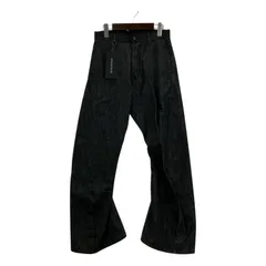 パンツ SOSHIOTSUKI WARPED BOOT CUT DENIM SOSHIOTSUKI(ソウシオオツキ)のWARPED BOOT CUT DENIM BLACKの
