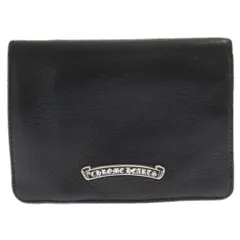 CHROME HEARTS (クロムハーツ) JOEY/ジョーイ レザーウォレット 二つ折り財布 ブラックのサムネイル