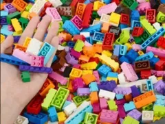 知育ブロック　レゴ　互換　パステルカラー　500ピース以上　誕生日　プレゼント　思考力　知能　レゴクラシック　カラフル セット 