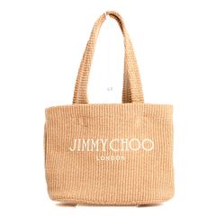 JIMMY CHOO ジミーチュー トートバッグ ビーチトートイーストウエストM