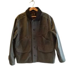 新品 FILSON "CANVAS OUTFITTER JACKET" PEAT（GREY）