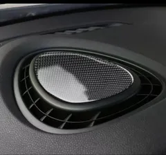 訳アリ品 ミニ クーパー BMW カーボン コンソール ベント カバー 送風のサムネイル