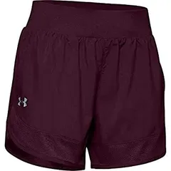 Under Armour レディース UA ロッカーウーブントレーニングショーツ XS マルーン