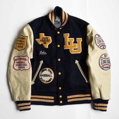 【美品】WHITESVILLE【フルデコ レザースリーブ スタジャン】40 スタジアムジャンパー ホワイツビル 25050422