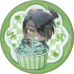 【中古】バッジ・ビンズ 荒咬オウガ 「バーチャルYouTuber ホロスターズ 夏だッ!アイスだッ!ホロスターズだッ!!フェア/アニメイトオンリーショップ キャラバッジコレクション/ちびキャラ」