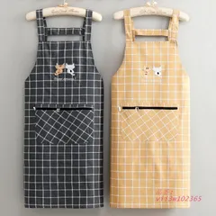 猫柄 エプロン おしゃれ ワンピース レディース メンズ かわいい カフェ ナチュラル ロング丈 保育士 北欧  vii3w102365