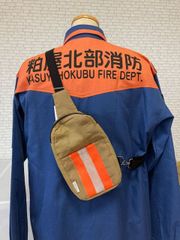 ９３．🚒防火服  ボディーバッグ（アップサイクル商品）🚒
