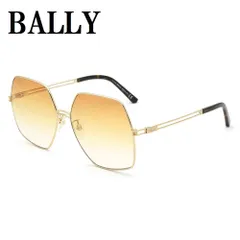 バリー BALLY BY0015-H 28F 61 サングラス アジアンフィット UVカット 紫外線カット ノーズパッド 鼻あて メンズ レディース オレンジ ゴールドのサムネイル