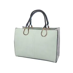 ☆ ライトグリーン ☆ エポメタルデニムライクトライカラーバッグ ラムモード トートバッグ ショルダー レディース 37880t トートバック トート 手提げ ミニショルダー ショルダーバッグ ショルダーバック 斜めかけ 肩掛け ななめ掛け ハンドバッグ