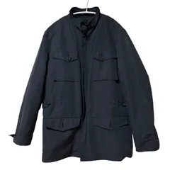 Z1566COMME ÇA ISM コムサイズム ミリタリージャケット ブラック 中綿 フィールドジャケット 美品 メンズ Mサイズ